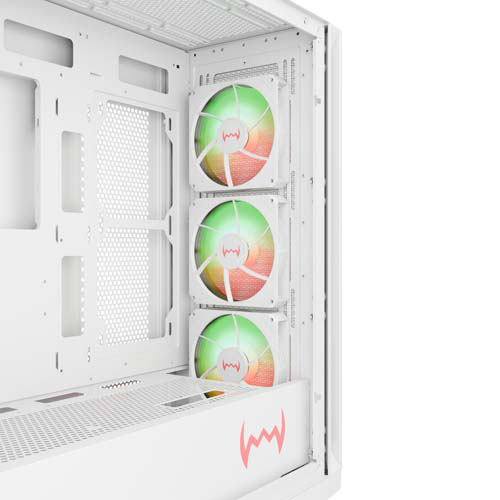 Dawg Y 720 White ARGB ATX Mid Tower Case