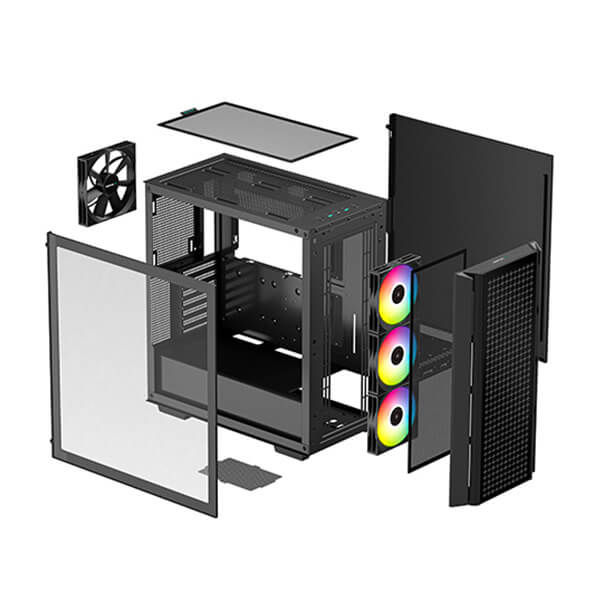 Deepcool CG540 ARGB Cabinet (Black)