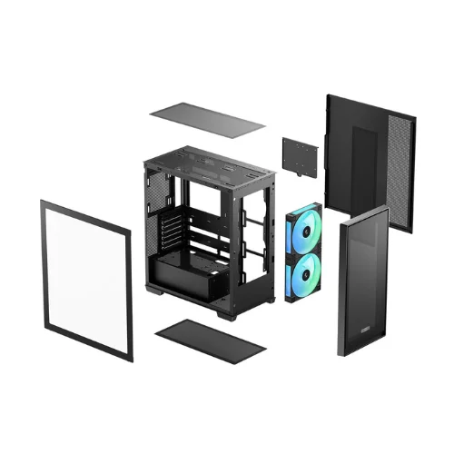 DeepCool CG580 MESH 2F ARGB ATX Mid Tower Case