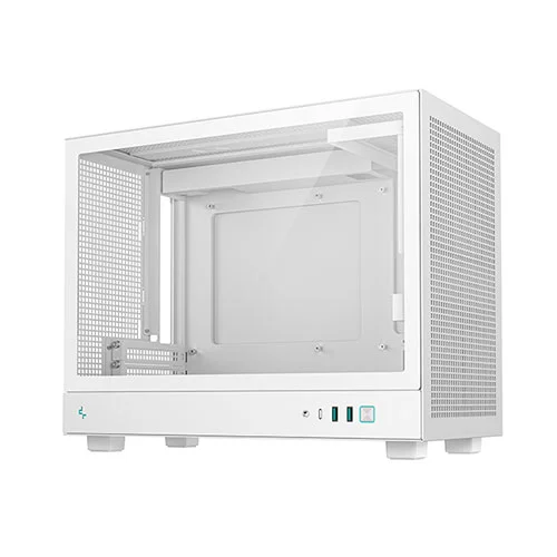 DeepCool CH160 Plus White M-ATX Mini Tower Case