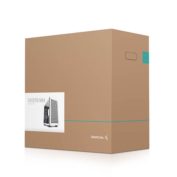 DeepCool CH370 White (M-ATX) Mini Tower Cabinet (White)