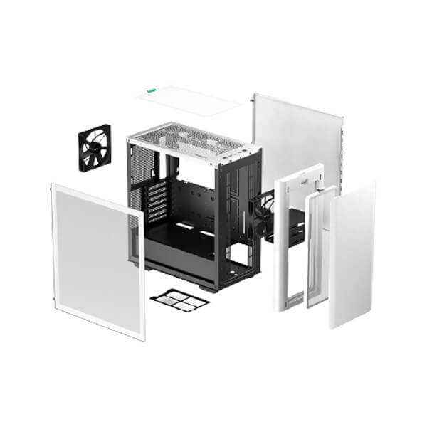 DeepCool CK500 Mid Tower Cabinet (White)