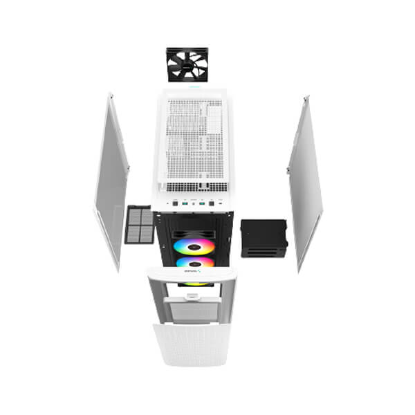 DeepCool CK560 ARGB Mid Tower Cabinet (White)