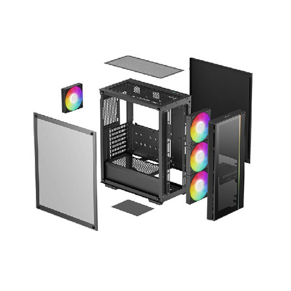 DeepCool Matrexx 55 Mesh V4 C ARGB ATX Mid Tower Case