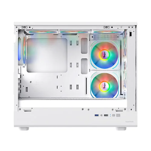 Fingers HyperHawk White RGB M-ATX Mini Tower Case