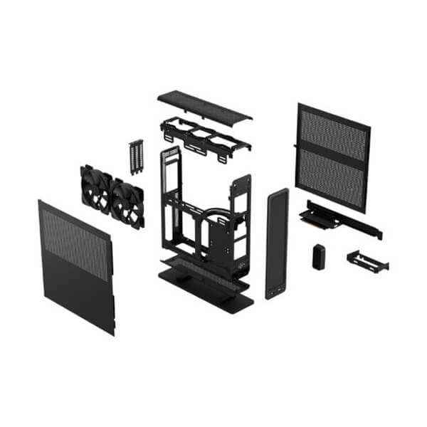 Fractal Design Ridge (M-ITX) Mini Tower Cabinet (Black)