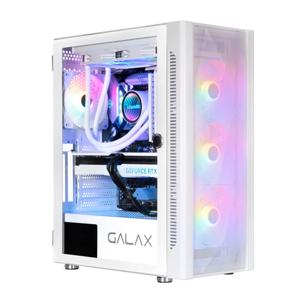 Galax Revolution-06 Mesh RGB White ATX Mid Tower Case