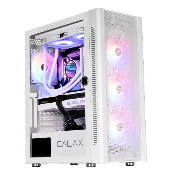 Galax Revolution-06 Mesh RGB White ATX Mid Tower Case