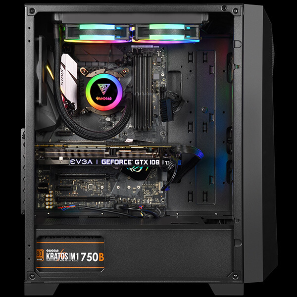 Gamdias Apollo M1 Elite ARGB Cabinet (Black)
