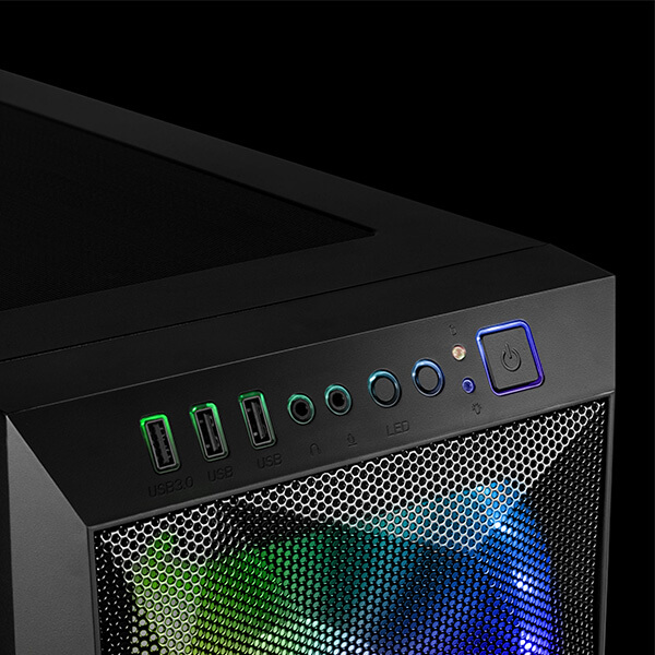 Gamdias Apollo M1 Elite ARGB Cabinet (Black)