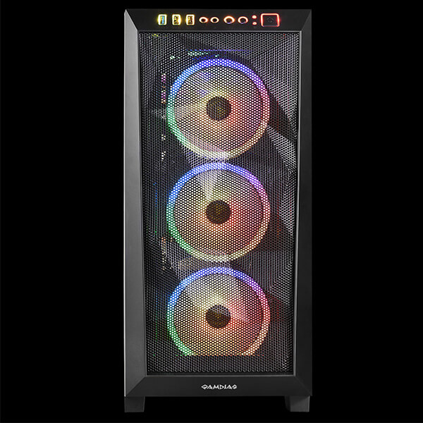Gamdias Athena M1 Elite ARGB Mid Tower Cabinet (Black)