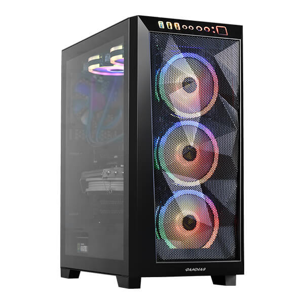 Gamdias Athena M1 Elite ARGB Mid Tower Cabinet (Black)