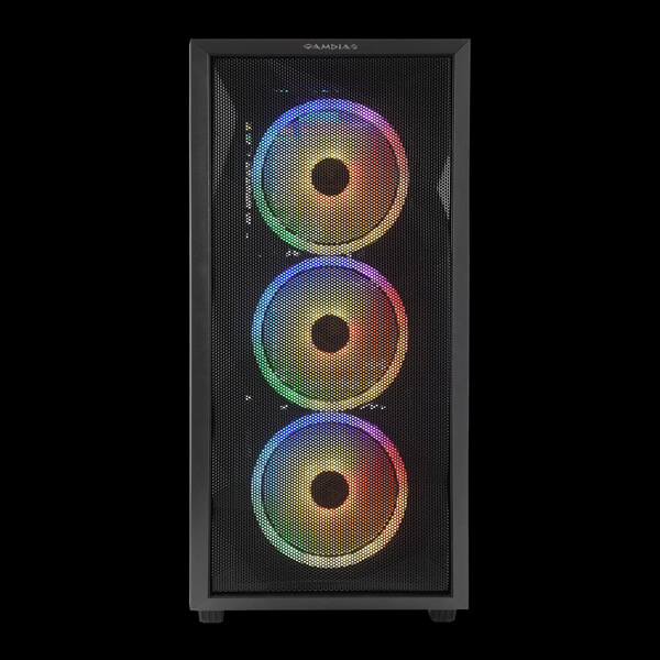 Gamdias Athena M2 ARGB (ATX) Mid Tower Cabinet (Black)