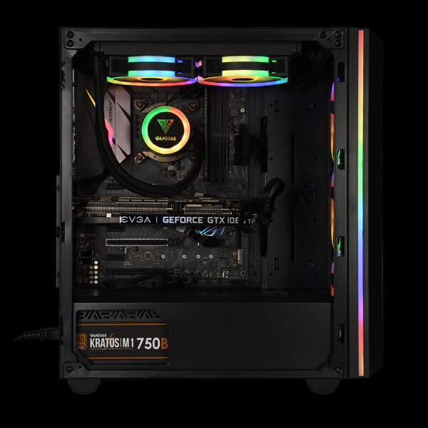 Gamdias Athena M2 ARGB (ATX) Mid Tower Cabinet (Black)