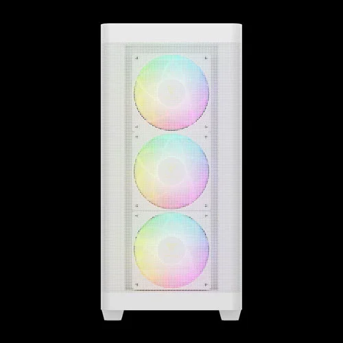 GAMDIAS Athena M3 ARGB E-ATX White Mid Tower Case