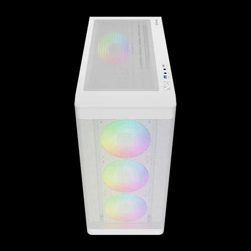 GAMDIAS Athena M3 ARGB E-ATX White Mid Tower Case