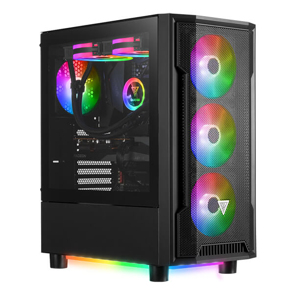 Gamdias Athena M6 ARGB (ATX) Mid Tower Cabinet (Black)