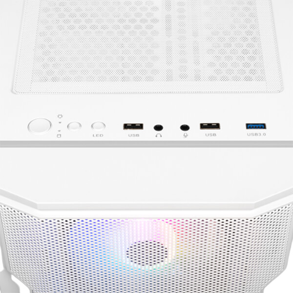 Gamdias Athena M6 ARGB (ATX) Mid Tower Cabinet (White)