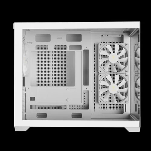 Gamdias Aura GC10M V2 White ARGB M-ATX Mini Tower Case