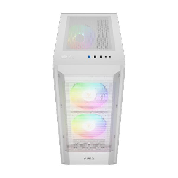 Gamdias Aura GC6 WH ARGB White ATX Mid Tower Case