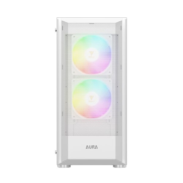 Gamdias Aura GC6 WH ARGB White ATX Mid Tower Case