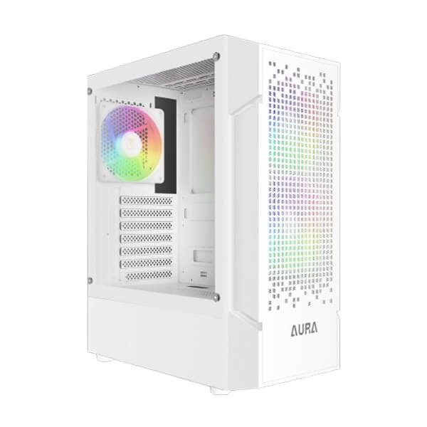 Gamdias Aura GC7 WH ARGB ATX Mid Tower Case