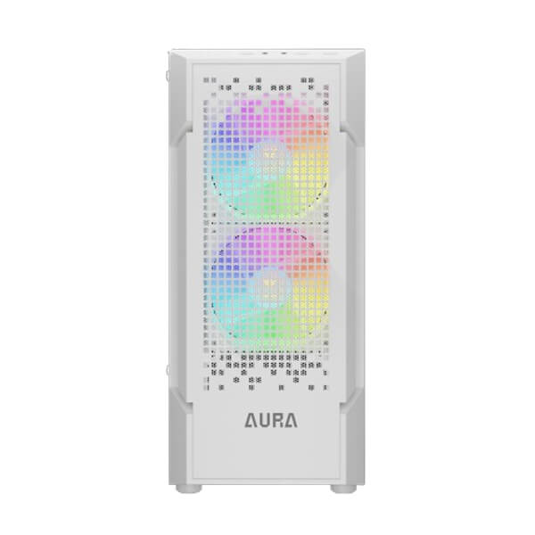Gamdias Aura GC7 WH ARGB ATX Mid Tower Case