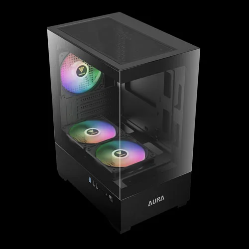 Gamdias Aura GC9M ARGB M-ATX Mini Tower Case