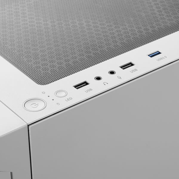 Gamdias Talos E3 Mesh ARGB White ATX Mid Tower Case
