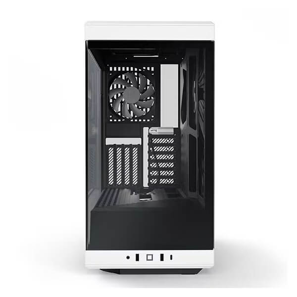 Hyte Y40 TG Black and White ATX Mid Tower Case