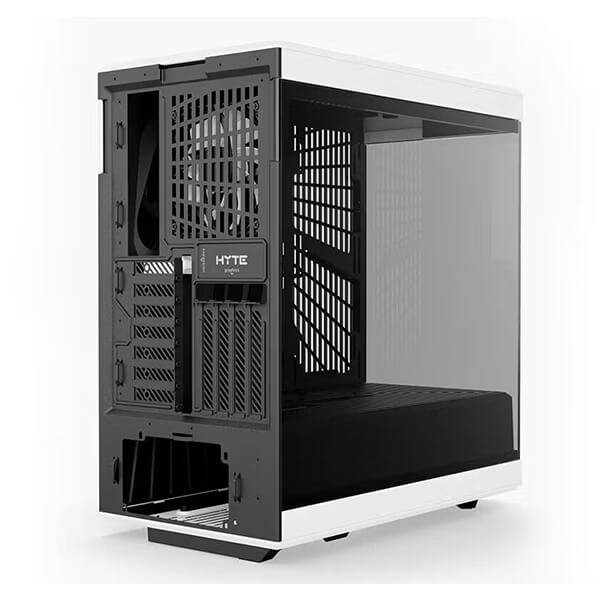 Hyte Y40 TG Black and White ATX Mid Tower Case