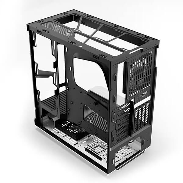 Hyte Y40 TG Black and White ATX Mid Tower Case