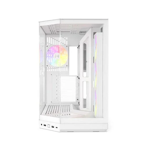 Hyte Y50 RGB E-ATX White Mid Tower Case