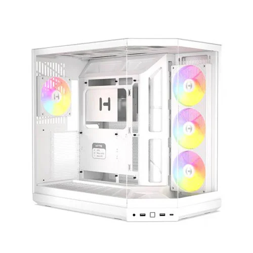 Hyte Y50 RGB E-ATX White Mid Tower Case