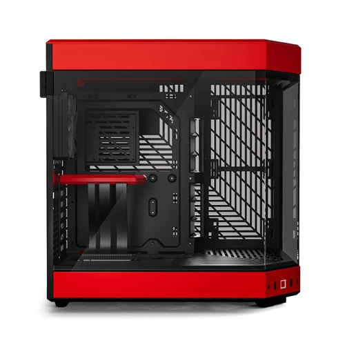 HYTE Y60 Red and Black E-ATX Mid Tower Case