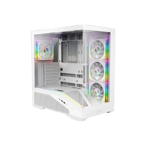Karnage Hyperbeast White ARGB ATX Mid Tower Case