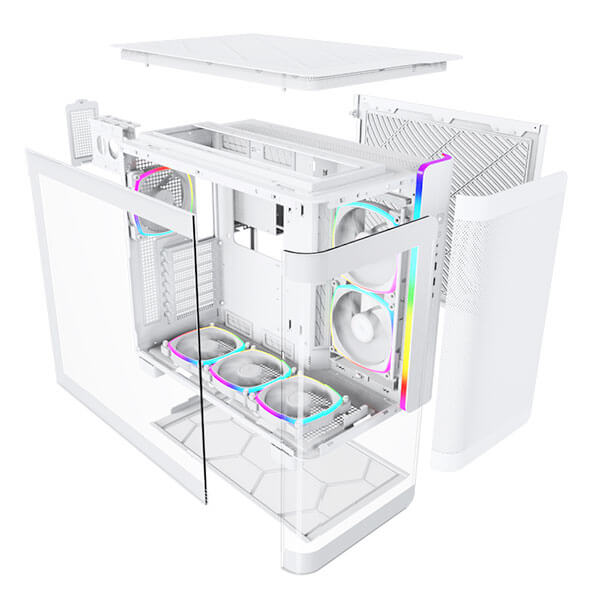 Montech King 95 Pro ARGB White ATX Mid Tower Case