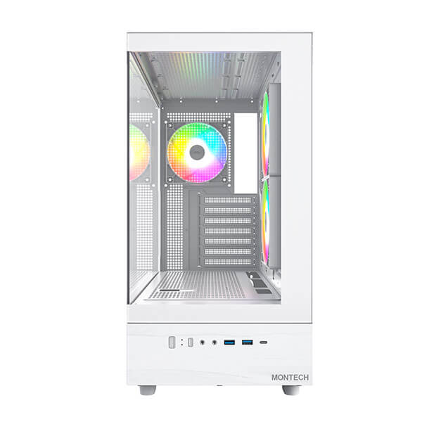 Montech XR White ARGB ATX Mid Tower Case