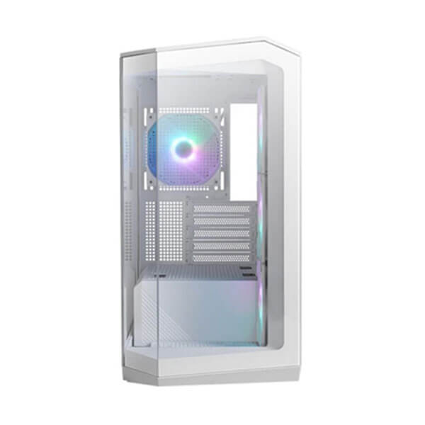 MSI MAG PANO M100R PZ ARGB White M-ATX Mid Tower Case