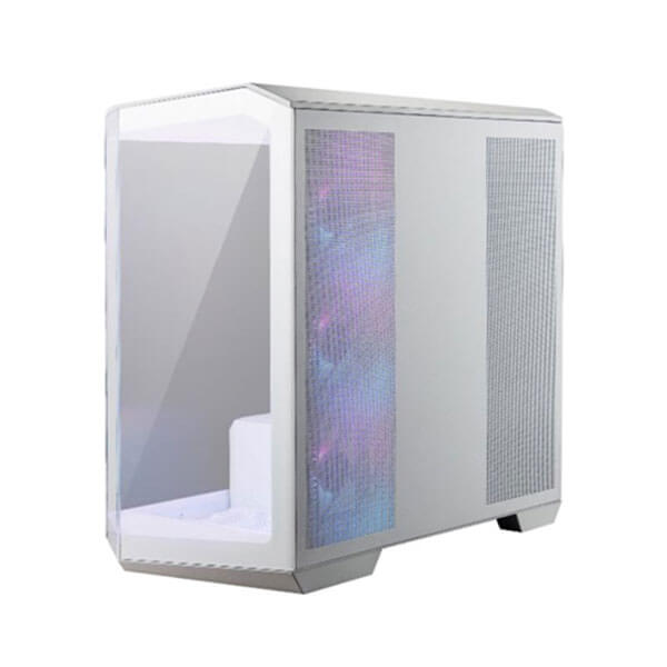 MSI MAG PANO M100R PZ ARGB White M-ATX Mid Tower Case