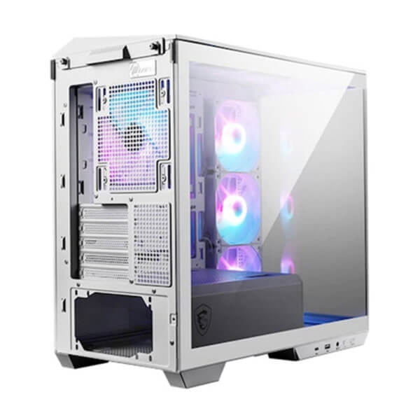 MSI MAG PANO M100R PZ ARGB White M-ATX Mid Tower Case