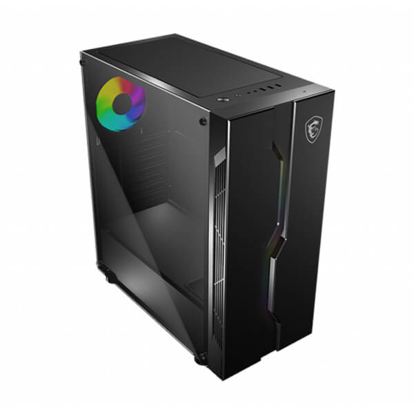 MSI MAG Vampiric 010X (ATX) Mid Tower Cabinet With Tempered Glass Side Panel and ARGB Controller (Black)