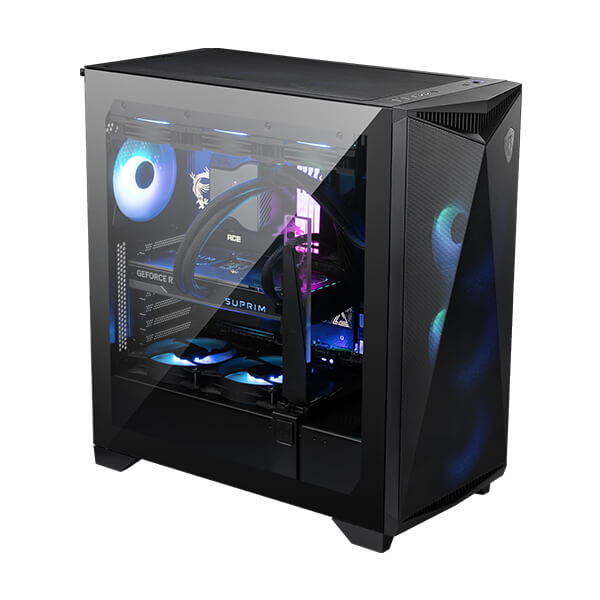 MSI MPG Gungnir 300R Airflow ARGB (E-ATX) Mid Tower Cabinet (Black)