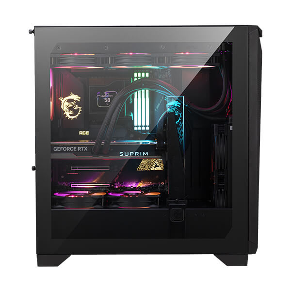 MSI MPG Gungnir 300R Airflow ARGB (E-ATX) Mid Tower Cabinet (Black)