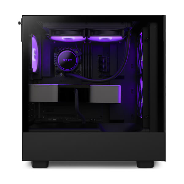 Nzxt H5 Flow RGB (ATX) Mid Tower Cabinet with Tempered Glass Side Panel (Black)