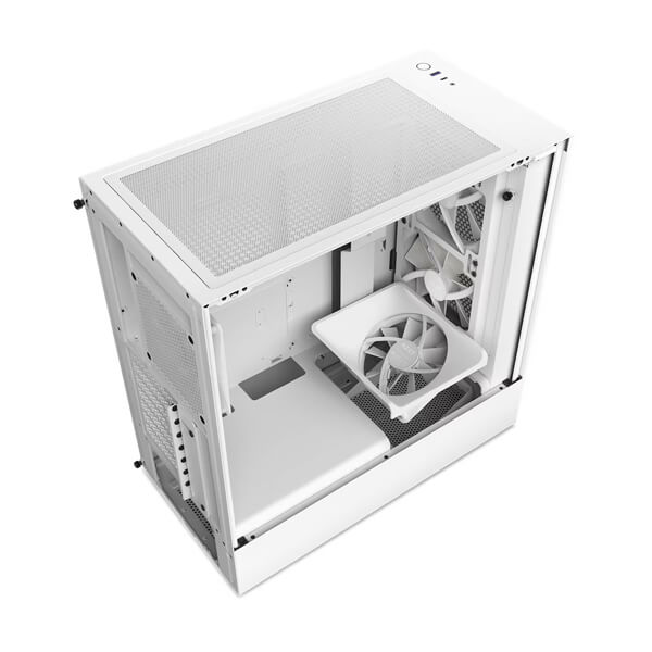 Nzxt H5 Flow RGB White ATX Mid Tower Case