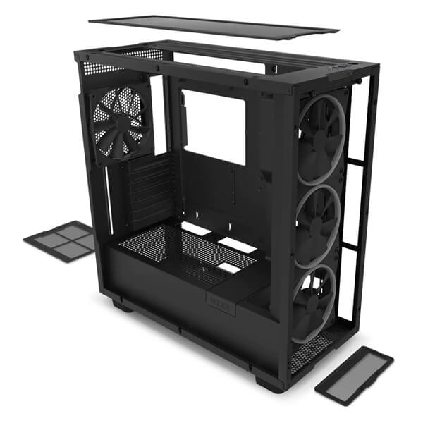 Nzxt H7 Elite (E-ATX) Mid Tower Cabinet (Black)