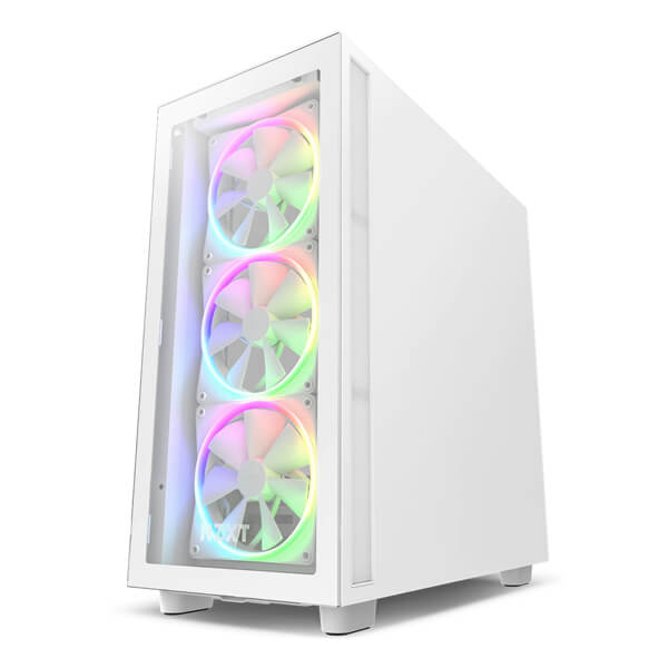 Nzxt H7 Elite (E-ATX) Mid Tower Cabinet (White)