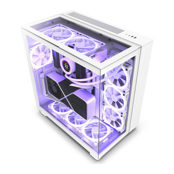 Nzxt H9 Elite White ATX Mid Tower Case
