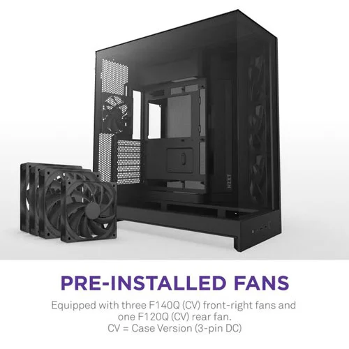 Nzxt H9 Flow 2025 Edition E-ATX Mid Tower Case